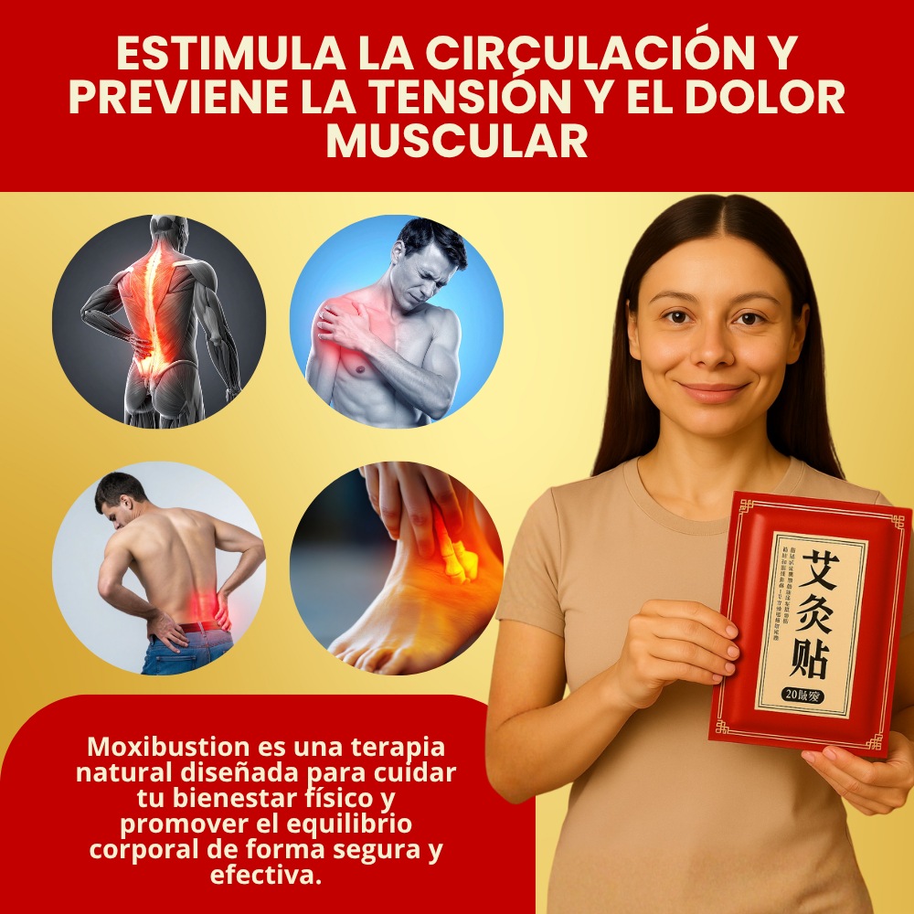 PARCHE MOXIBUSTION - TERAPIA DE ARTEMISA