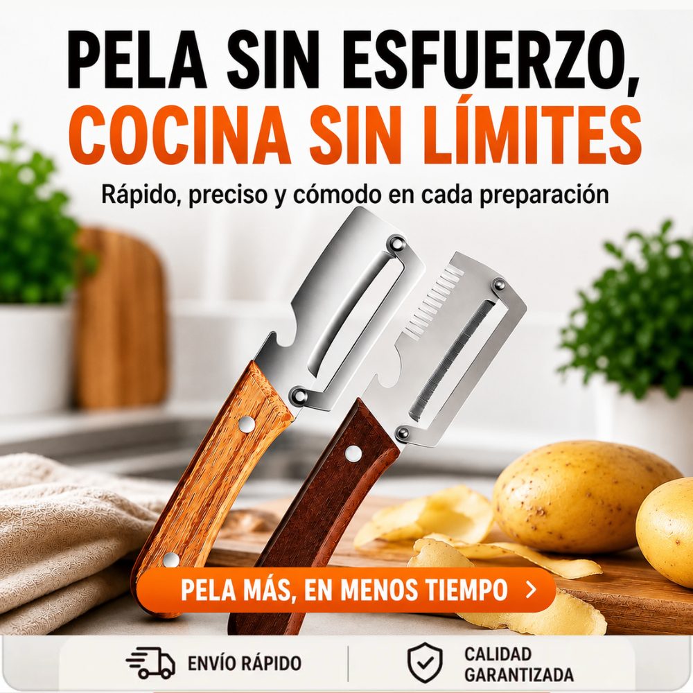 Set de Pelador de Verduras + Abridor Premium (2 piezas)