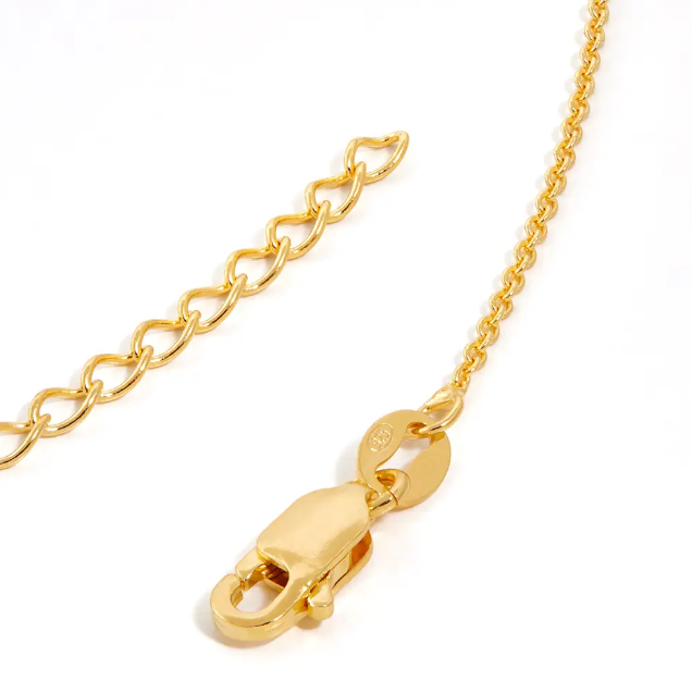 Collar Corazón Encantador con Cuentas Grabadas