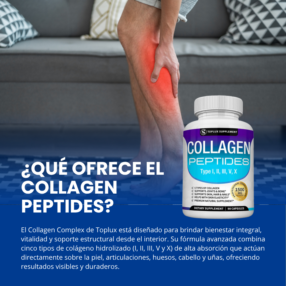 PÉPTIDOS DE COLÁGENO PREMIUM (TIPOS I, II, III, V, X)