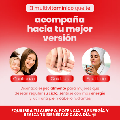 PEACH PERFECT INOSITOL MULTIVITAMIN - EQUILIBRIO HORMONAL NATURAL