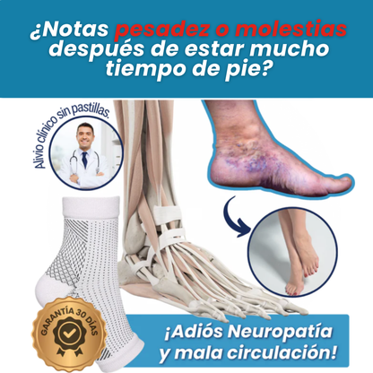 MEDIAS DE COMPRESION - ALIVIO PARA TUS PIES INFLAMADOS