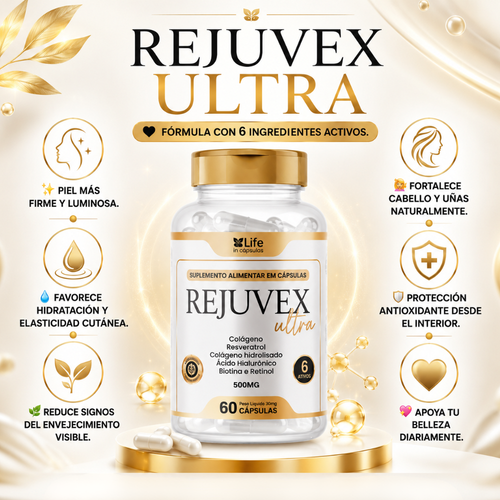 REJUVEX ULTRA – Suplemento Premium para Salud y Belleza🌸