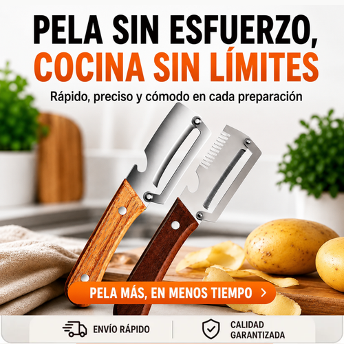Set de Pelador de Verduras + Abridor Premium (2 piezas)