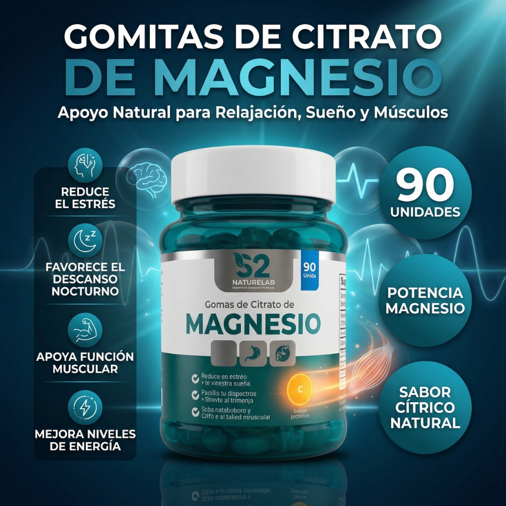 GOMITAS DE CITRATO DE MAGNESIO
