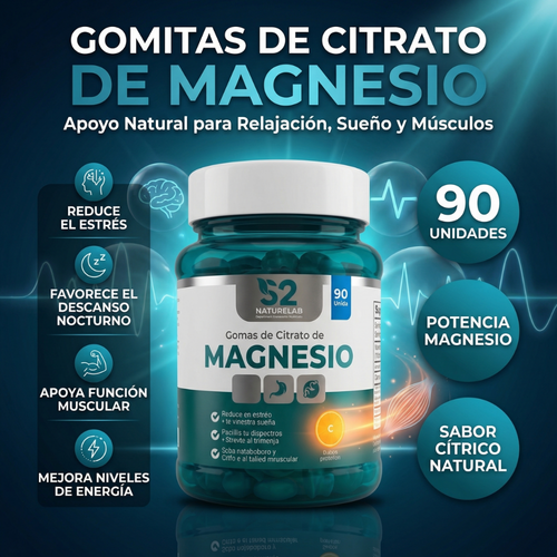 GOMITAS DE CITRATO DE MAGNESIO