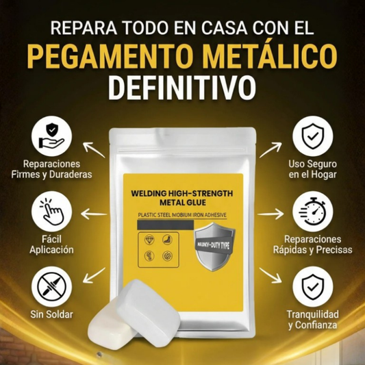 PEGAMENTO METÁLICO - Repara, une y sella profundamente 🔧✨