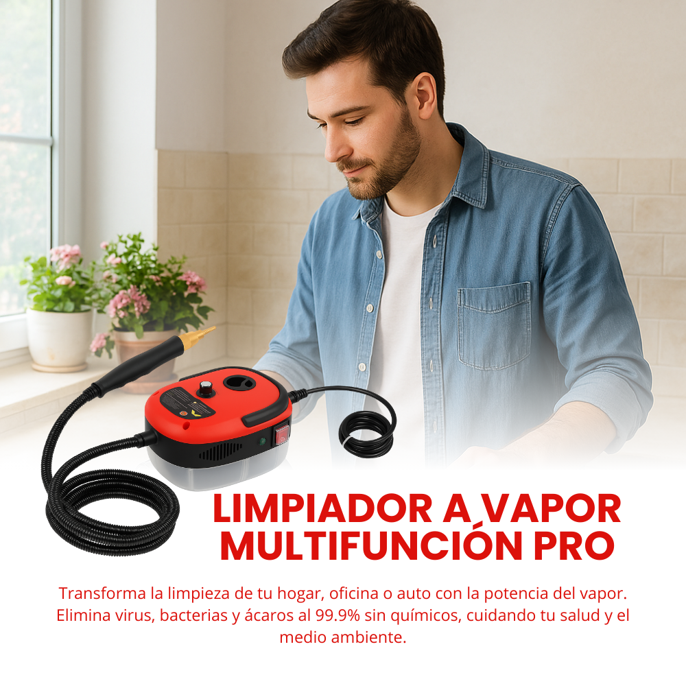 LIMPIADOR A VAPOR MULTIFUNCIÓN PRO