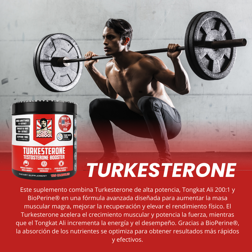 TURKESTERONE OLD SCHOOL – SUPLEMENTO DEPORTIVO NATURAL