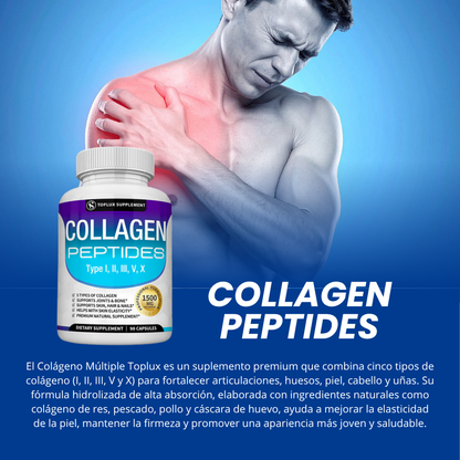 PÉPTIDOS DE COLÁGENO PREMIUM (TIPOS I, II, III, V, X)