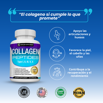 PÉPTIDOS DE COLÁGENO PREMIUM (TIPOS I, II, III, V, X)