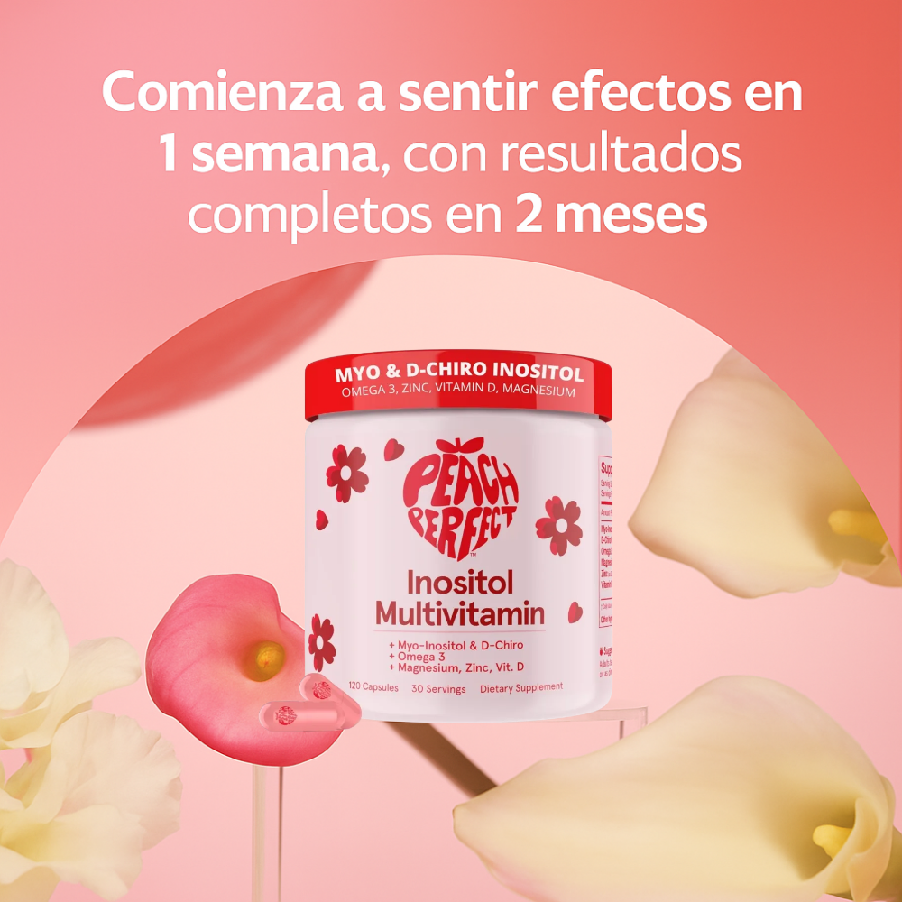 PEACH PERFECT INOSITOL MULTIVITAMIN - EQUILIBRIO HORMONAL NATURAL