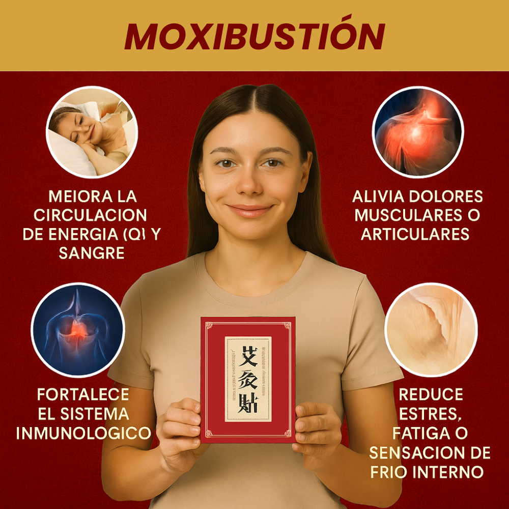 PARCHE MOXIBUSTION - TERAPIA DE ARTEMISA