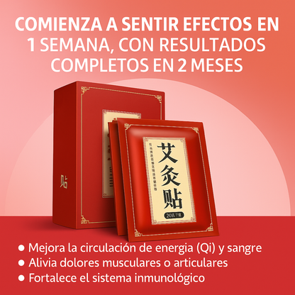 PARCHE MOXIBUSTION - TERAPIA DE ARTEMISA