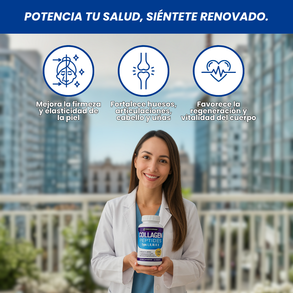PÉPTIDOS DE COLÁGENO PREMIUM (TIPOS I, II, III, V, X)
