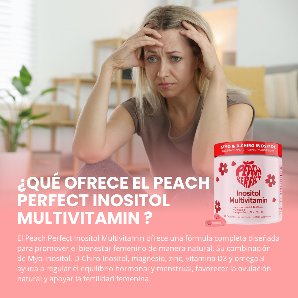PEACH PERFECT INOSITOL MULTIVITAMIN - EQUILIBRIO HORMONAL NATURAL
