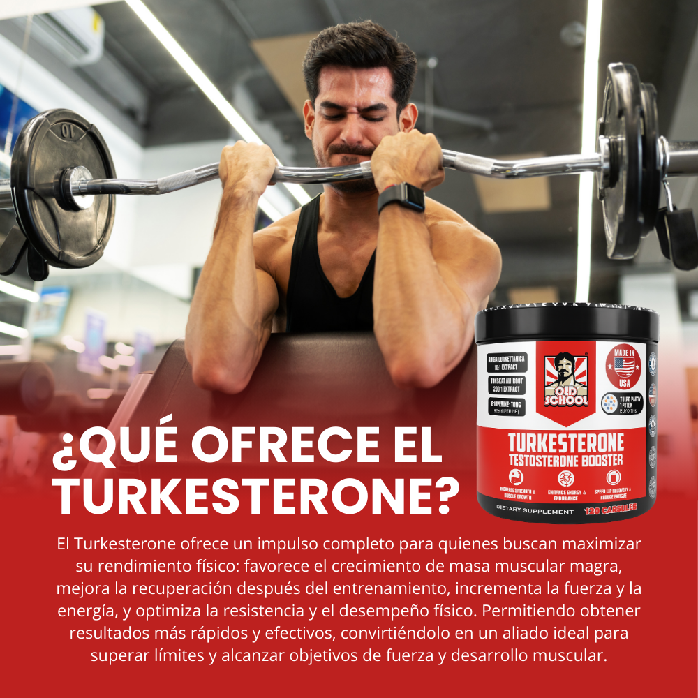 TURKESTERONE OLD SCHOOL – SUPLEMENTO DEPORTIVO NATURAL