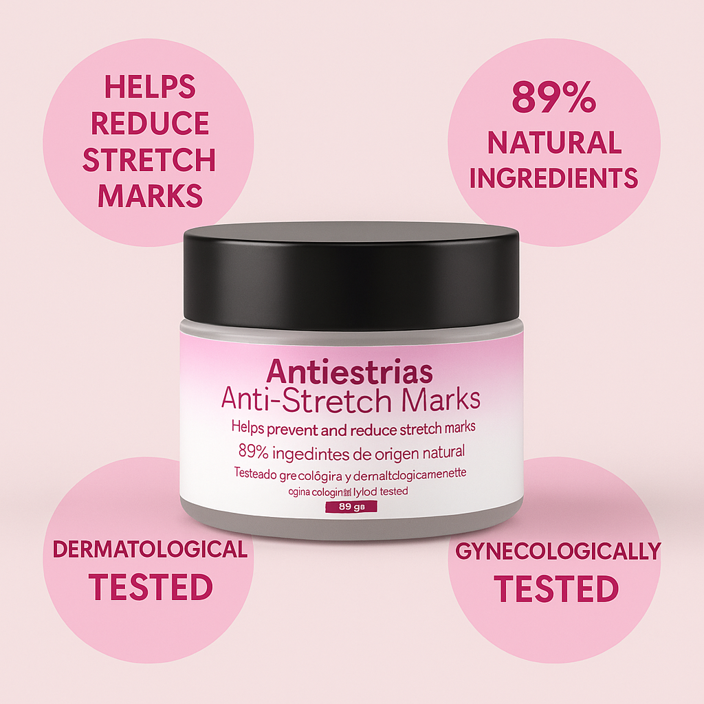 Crema Antiestrías ANTISTRETCH - ¡Resultados Visibles en 7 Días!