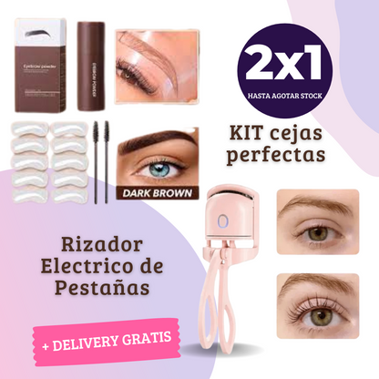 2X1  | RIZADOR DE PESTAÑAS + KIT DE CEJAS PERFECTAS