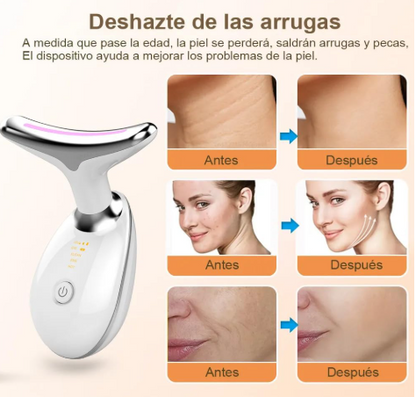 FairLight™ Masajeador Facial Rejuvenecedor com Luz LED e Vibración