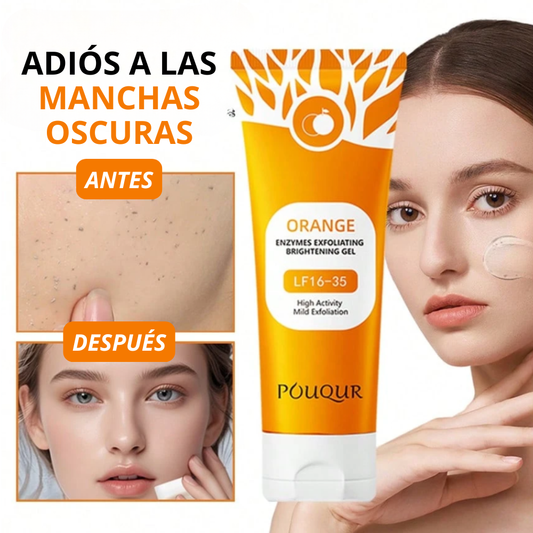 ORANGE GEL EXFOLIANTE  – limpia, exfolia y renueva la piel✨🍊