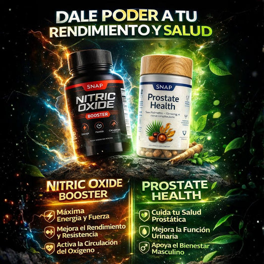 PACK MASCULINO - Power & Salud Total (Nitric Oxide + Prostate Health)